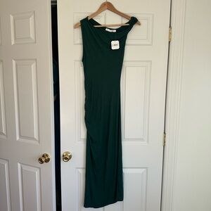 NEW Altar'd State One Shoulder Green Dress - Medium